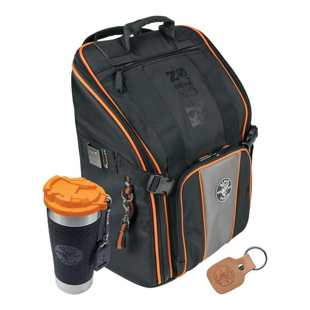 Kit de herramientas para mochila Klein Tools 80062 con Tradesman Pro de 21 bolsillos