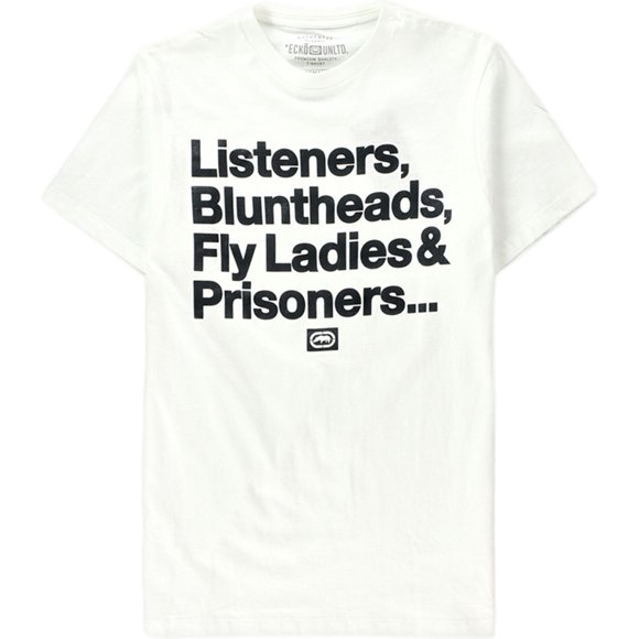 Camiseta gráfica Ecko Unltd Memory Lane Hombre Blanca Mediana