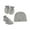 czb# Light Gray11170, variant on CUZIBR Baby Girls Turban Hat Sets Classic Cute Letter Print Solid Color Head Wrap Beanie Cap Toddlers Breathable Soft Beanies Bonnets Headwrap Outfits,Light Gray1,0-5 Months