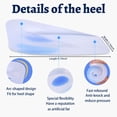 thumbnail image 2 of Taloneras de gel, insertos para fascitis plantar, 3 pares, All One Tech, 2 of 6