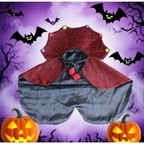 Halloween Pet Costume Witch Cape for Dogs Cats Halloween Party Outfit Cute Pet Apparel