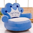 thumbnail image 2 of Sillón Puff Para Bebé Niño Decoración Corona Principe Azul Obscuro Genérica Sillón Corona, 2 of 3