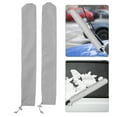 thumbnail image 6 of OFFIGAM Car Wiper Sleeve Grey Polyester 1 Pair Windshield Wipers Protector Easy Installation, 6 of 11