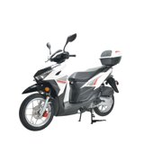 HHH Spider 200 Scooter EFI Fuel Injected Street Legal Scooter with 14 Rims (Red)