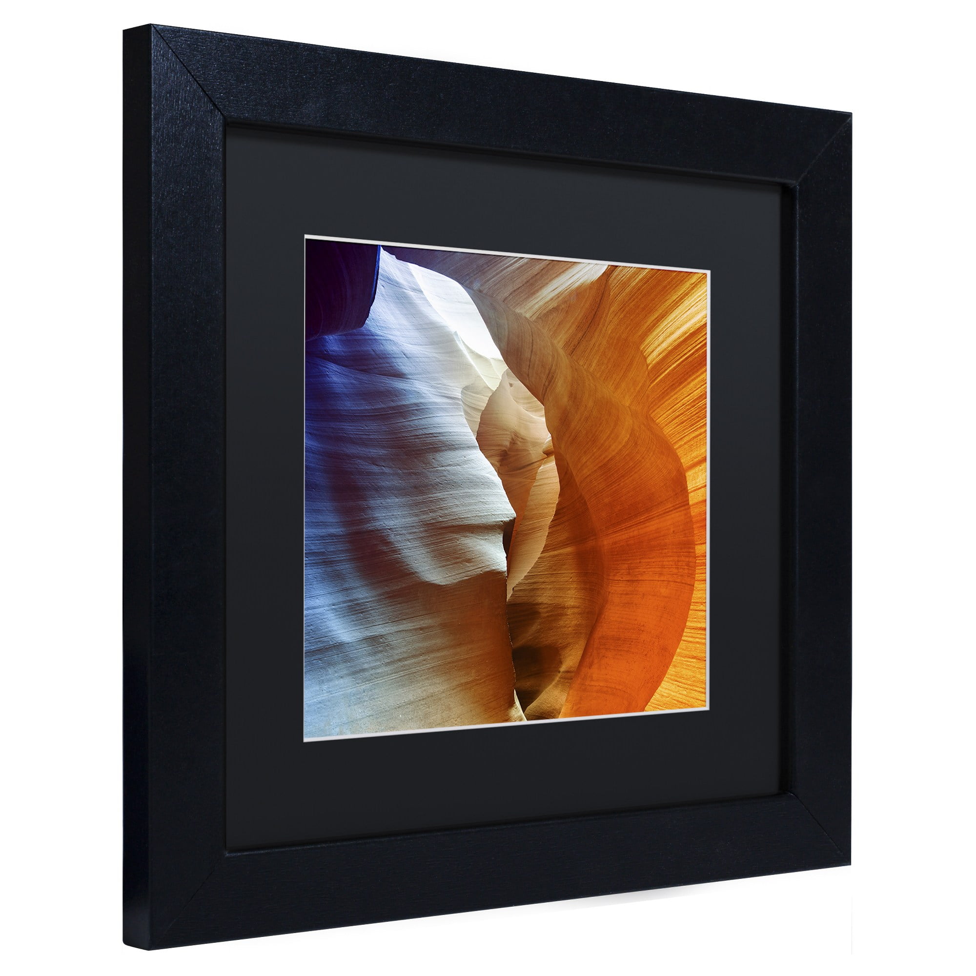 Trademark Fine Art "Antelope Canyon" Canvas Art by Philippe Hugonnard, Black Matte, Black Frame