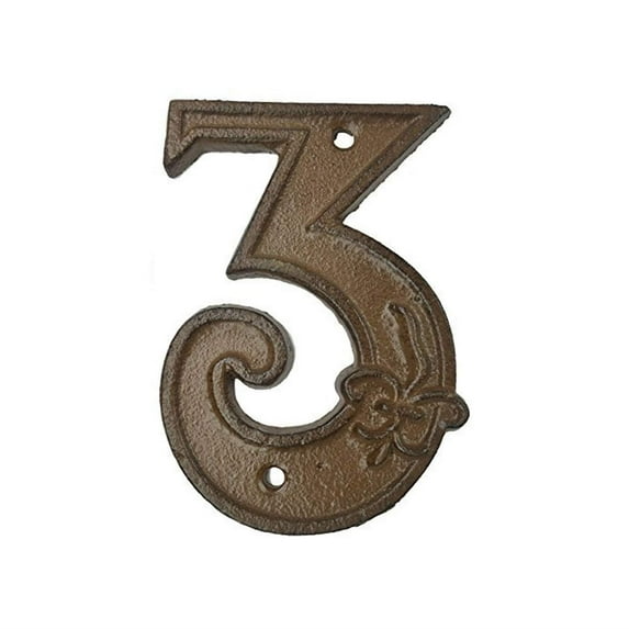 Cast Iron House Number