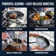 thumbnail image 5 of Blue Diamond Diamond Bond 5-Piece Non-Stick Frying Pans Set, Stainless Steel Hybrid Cookware, 5 of 8