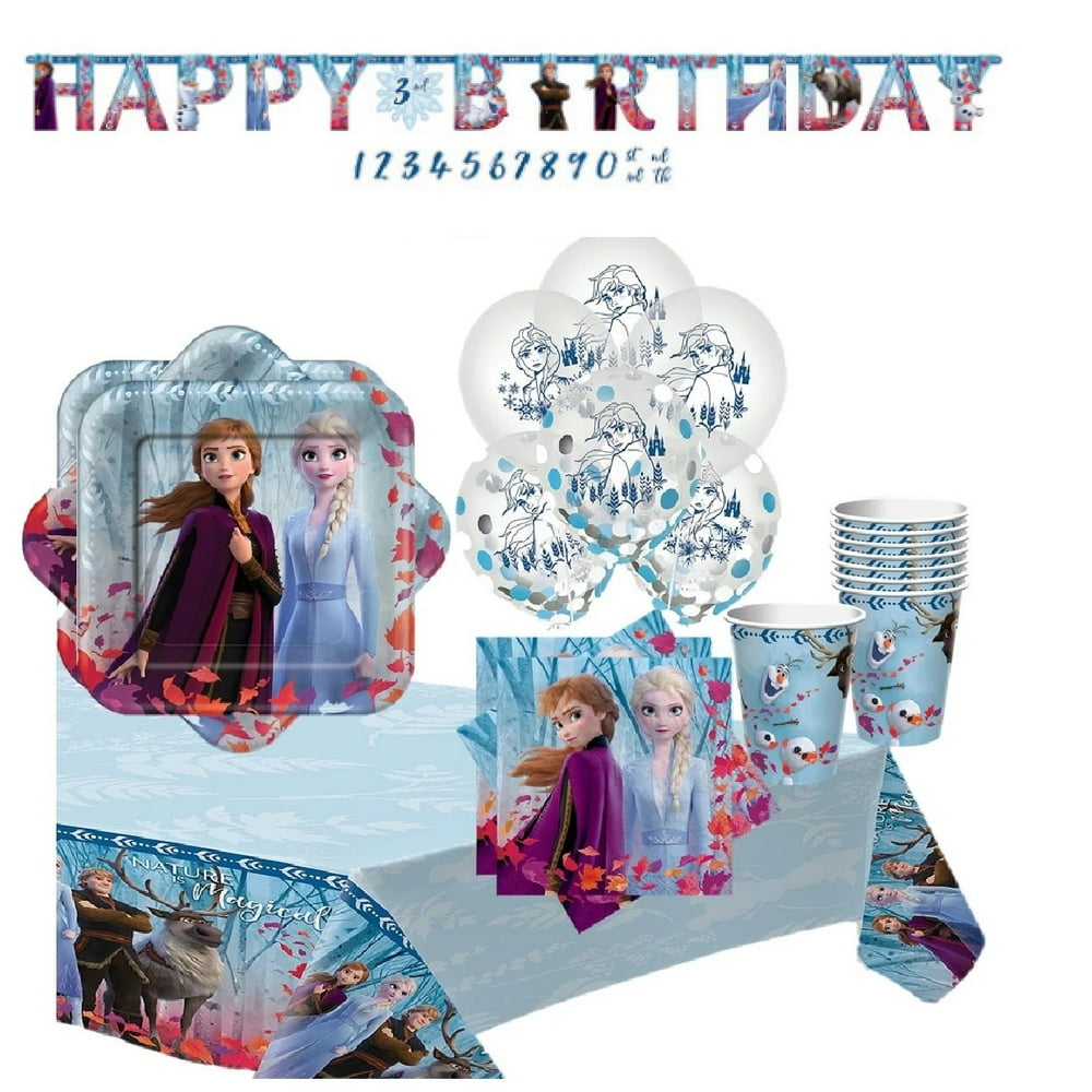 Frozen 2 Birthday Party Supply Kit for 16 Guests