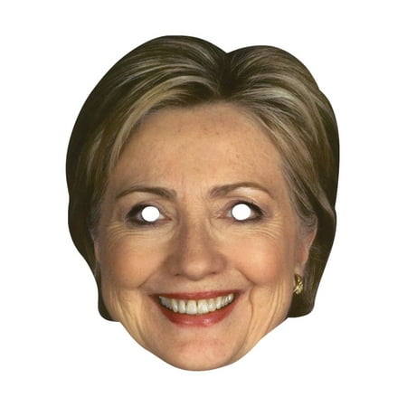 Hillary Clinton Paper Mask Presidential Candidate Democrat USA American Female