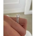 thumbnail image 3 of vylahjewellery 14K Yellow Gold Oval Cut Moissanite Engagement Ring for Women Three Stone Wedding Ring Set Classic Anniversary Bridal Ring Set Curved Matching/Stacking Band, 3 of 5