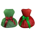 thumbnail image 2 of 2 Pack Pet Christmas Dress Outfit Puppy Clothes for Small Dogs Girl Thermal Holiday Puppy Dog Clothes Winter Large Dress Pet Clothes Small Girl Dog Clothes Pack Cute Girl Dog Sweaters Siz, 2 of 8
