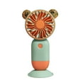 thumbnail image 6 of Midsumdr Travel Fan Mini Fan Portable Summer New Cute Cartoon Portable Desktop Wind Power Usb Charging Mini Fan Personal Fan Cute Hand Held Fan Outdoor Air Conditioner, 6 of 9