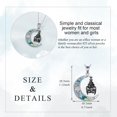 thumbnail image 2 of YAFEINI Bat Crescent Moon Necklace for Women 925 Sterling Silver Black Bat Gothic Necklace Pendant Gifts Jewelry for Women (Bat), 2 of 6