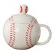 thumbnail image 3 of Taza de té pintada a mano con un motivo deportivo, hecha de porcelana; una taza de té única para Rojo, 3 of 9