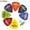30pcs, variant on Cheers US Celluloid Guitar Picks Guitar Picks, Different Thickness Abstract Art Colorful Celluloid Guitar Pick Plectrums For Bass, Electric, Acoustic Guitars
