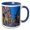 Blue/White, variant on 3drose, Canada, Quebec, Montreal, Old Montreal at Dawn., 15oz Mug