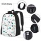thumbnail image 3 of Disketp Cartoon House Car Mochila Estampada de Gran Capacidad con Lonchera y Estuche, Set de 3 Piezas para Estudiantes, 3 of 7