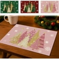 thumbnail image 1 of Manteles Individuales con Decoración Navideña y Diseño de Árbol de Navidad., 1 of 7