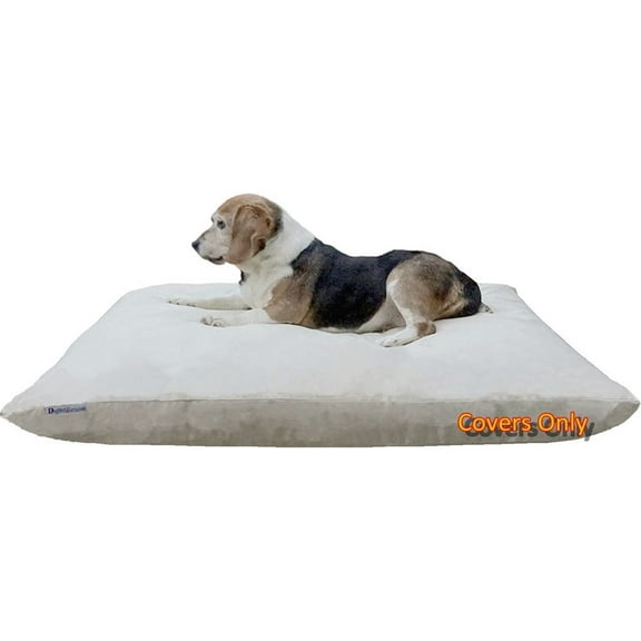 DIY Do It Yourself Pet Pillow 2 Covers: Pet Bed Duvet Zipper External Cover Waterproof Liner Internal Case in Medium or Large for Dog and Cat - Covers only