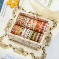 thumbnail image 5 of 18 Cintas Washi para Scrapbooking, Decoración de Diarios, Cintas Washi de Verano., 5 of 5