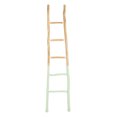 thumbnail image 1 of Creative Co-Op Dipped Decorative Wood Ladder, Bright Green, 1 of 1