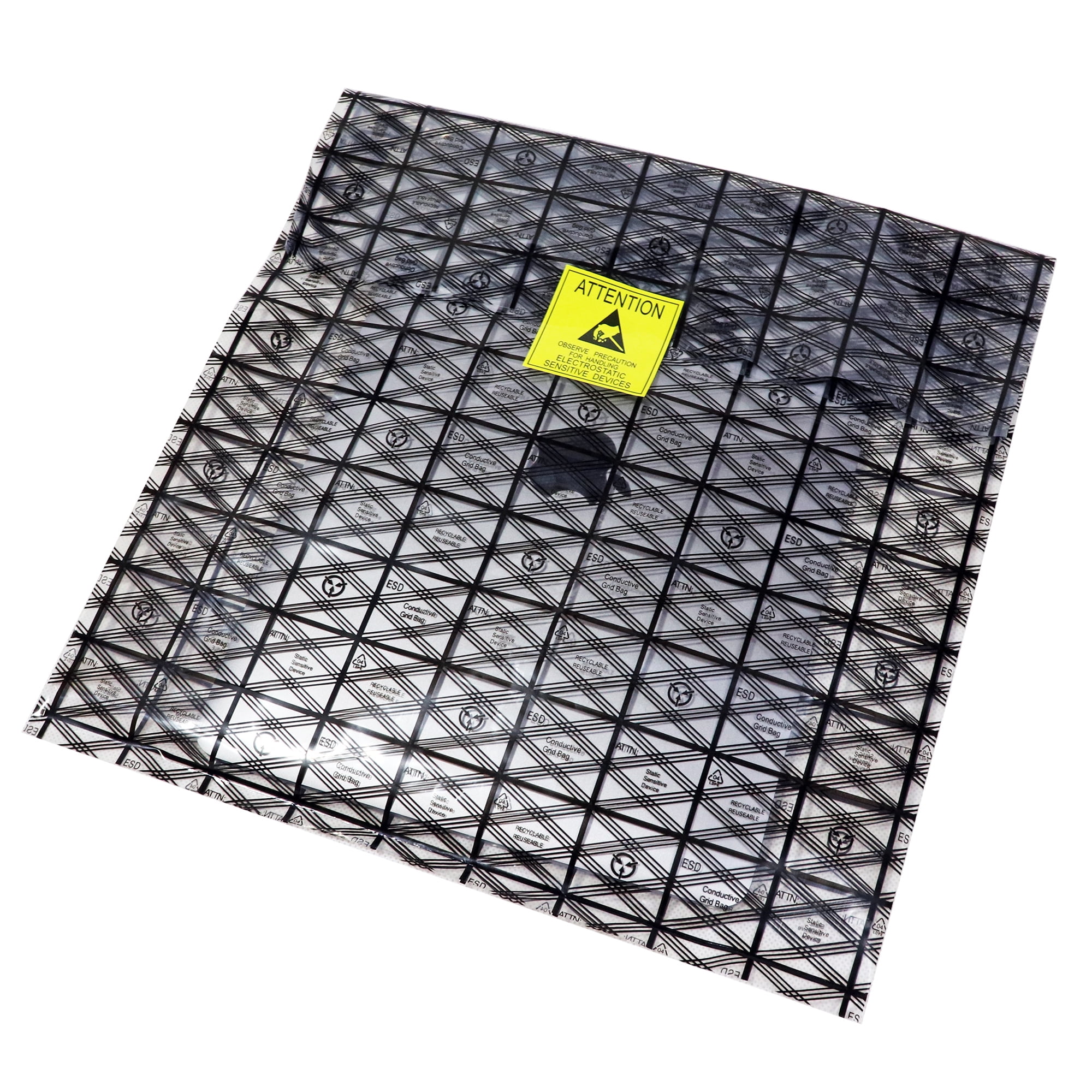 10 Pack 10 × 12 Anti-Static Bags with Conductive Grid – Electronix Express