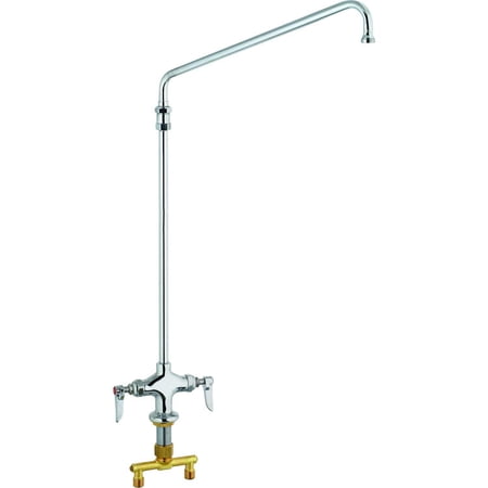 T&S BRASS B-0270 Double Pantry Faucet, Single Hole Base