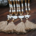 thumbnail image 5 of AYYUFE Bohemia Women Handmade Beads Tassels Pendant Chain Sweater Long Necklace, 5 of 8