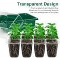 thumbnail image 4 of 12 Pack Seed Starter Tray Seed Starter Kit (144 Cells Total Tray) with Humidity Adjustable Dome, for Seeds Growing Starting Plant Germination Trays, Mini Green House Germination Trays.$$, 4 of 7