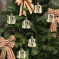 thumbnail image 2 of Decorative Plastic Gift Bags Painted Special Shaped 5cm 12pcs Christmas Tree Pendant Paper Shamrocks for Decorating, 2 of 5