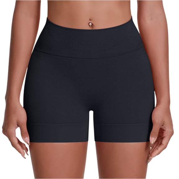 Women's High Waisted Seamless Biker Shorts Stretchy Yoga Workout Shorts