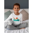 thumbnail image 2 of Image Conscious Whale Tail In The Sunset Long Sleeve Toddler -Jay Fleck Designs, Unisex Regular Fit, 2 of 4