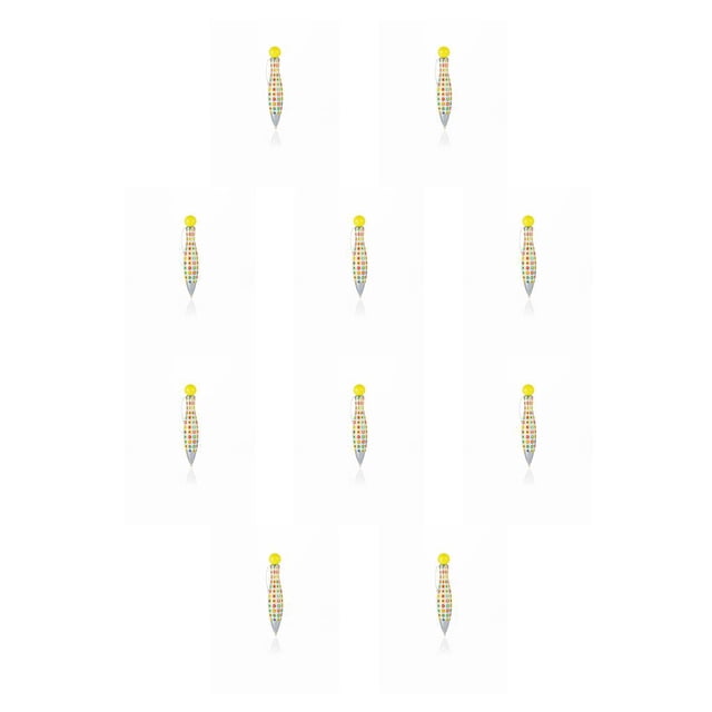 Matsuzay Pluma de pintura de diamantes de imitación diseño llamativo herramienta de perforación multifuncional accesorios de bordado amarillo 10piezas