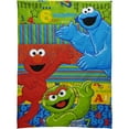 Sesame Street ABC 123 Toddler 4 Piece Bedding Set