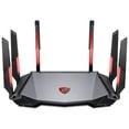 thumbnail image 1 of Router Gamer Inalambrico MSI RADIX AXE6600 WIFI 6E TRI-BAND 6600Mbps 802.11ax negro, 1 of 5