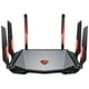 thumbnail image 1 of Router Gamer Inalambrico MSI RADIX AXE6600 WIFI 6E TRI-BAND 6600Mbps 802.11ax negro, 1 of 5