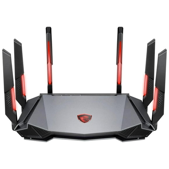 Router Gamer Inalambrico MSI RADIX AXE6600 WIFI 6E TRI-BAND 6600Mbps 802.11ax negro