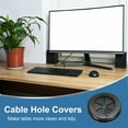 thumbnail image 6 of 6Pack 27/32"(21mm) ID 1" (25mm) Drill Hole Grommets with Cable Ties, Black, 6 of 7