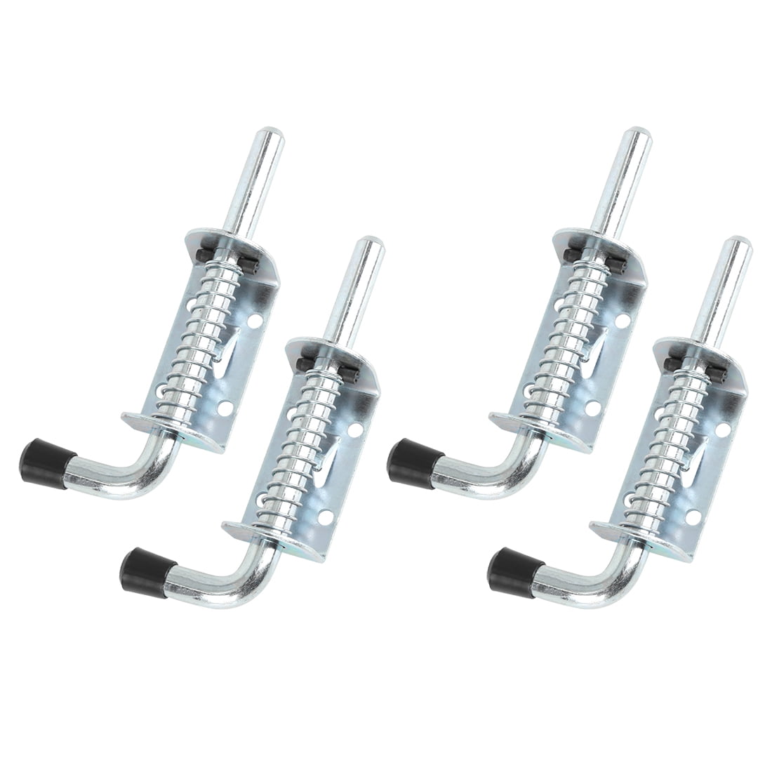 4pcs Silver Tone 126mm Car Trailer Galvanized Spring Loaded Latch Lock