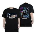 thumbnail image 2 of TPUABR Solo Leveling Anime Sports Black T-shirt Unisex XS-3XL, 2 of 6
