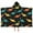 Black Colorful Dinosaurs, variant on Black Colorful Dinosaurs Pattern Hooded Bath Towel,50"x30" for Ages 3 To 12 Kids, Quick Dry Lightweight Soft Microfiber Hood Beach Towel Cover Up for Kids