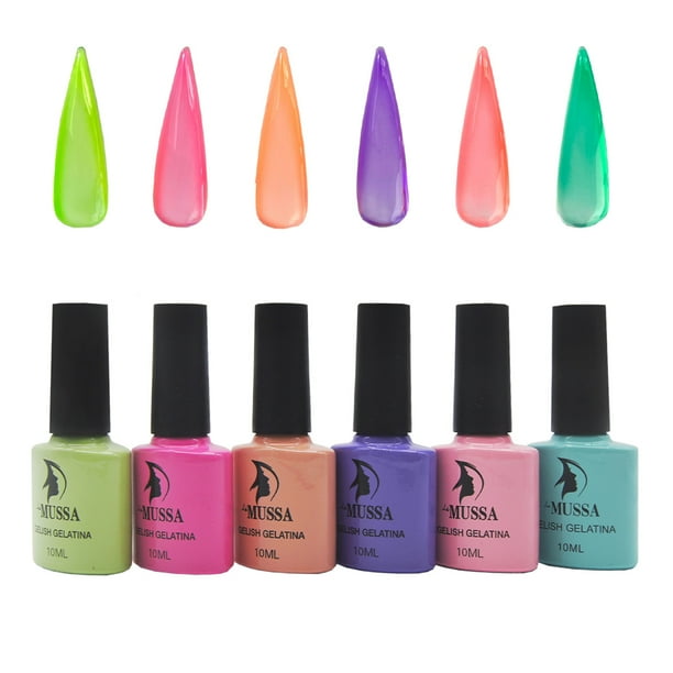 Mussa Esmaltes Semipermanentes Gelish Gelatina Gama Colores D
