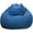 Dark Blue, variant on Bean Bag Chair Cover:(No Filler) Stuffed Animal Storage Bean Bag Covers,Soft Cotton Linen Beanbag Chair Cover,Washable Bean Bag Chairs for Kids Adults (Orange, S:27-32inch)