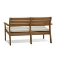 thumbnail image 4 of Real Flame Banquette à Deux Places en Teck, 4 of 7