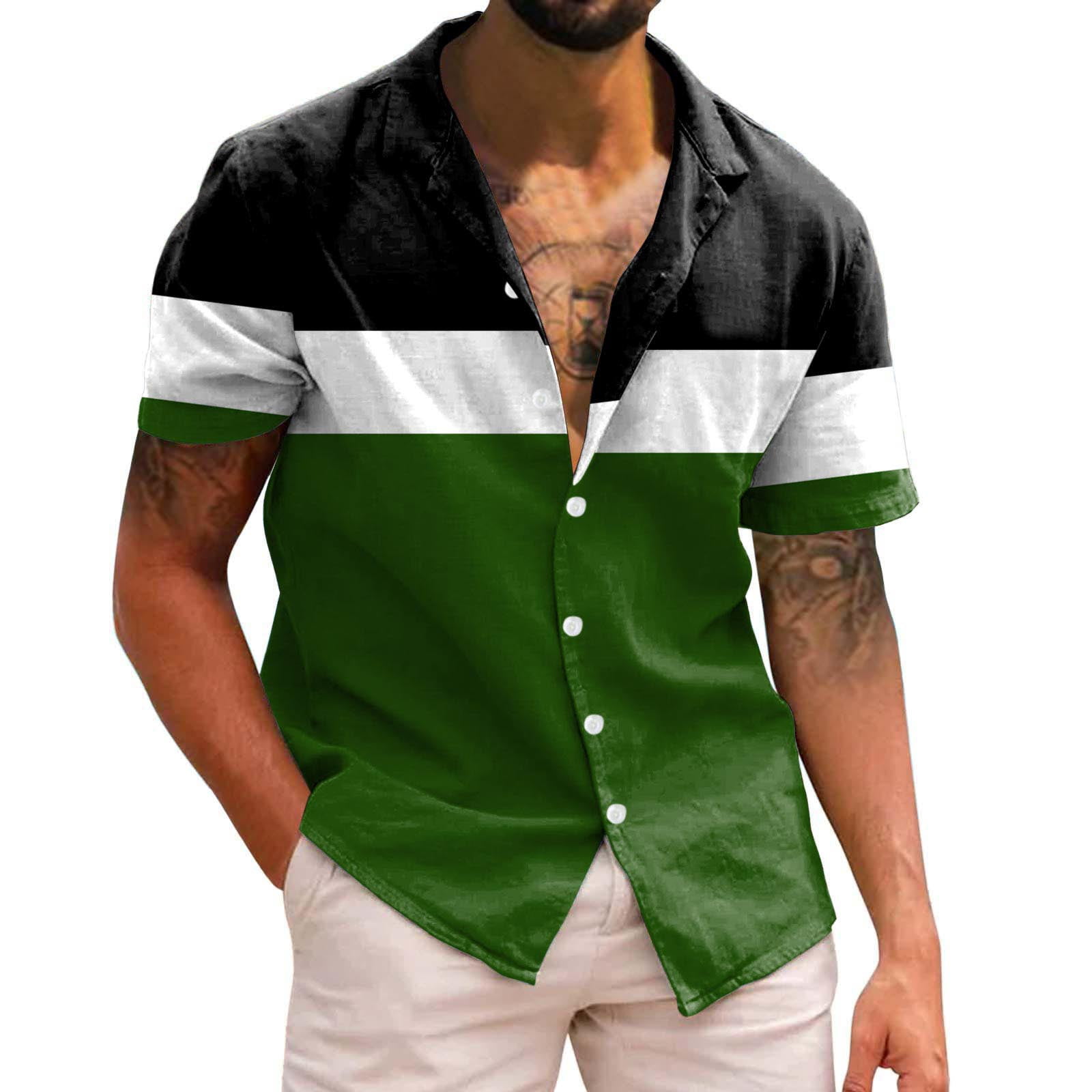 Pedort Shirts For Men With Designs Golf Shirts for Men Regular and Big ...