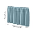 thumbnail image 2 of No Drill Self-adhesive Kitchen Cabinet Curtain, Waterproof Oil Resistant Dustproof Fabric, Practical Privacy Cover for Sink Closet Bookcase and Household Sundry Blocking Decoration, 2 of 6