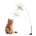 thumbnail image 1 of Baohd Cat Stick Toy Feathers Strong Sucker Base IQ Improving for Catch, 1 of 6