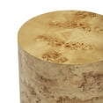 thumbnail image 6 of TOV Furniture Fig Natural Burl Drum Side Table, 6 of 9