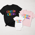 thumbnail image 3 of Cousin Crew Shirt, Matching Family Shirts, Colorful Cousin Outfit, Family Reunion Shirt, Cousin Vacation Gift for Summer Trips, 3 of 7