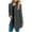 Gray, variant on gakvbuo Draped Open Front Cardigan for women Long Sleeve Lightweight Cardigans Plus Size Fall Cardigans Coat Womens Tops Lightweight Blouse Cardigans Sweater Duster
